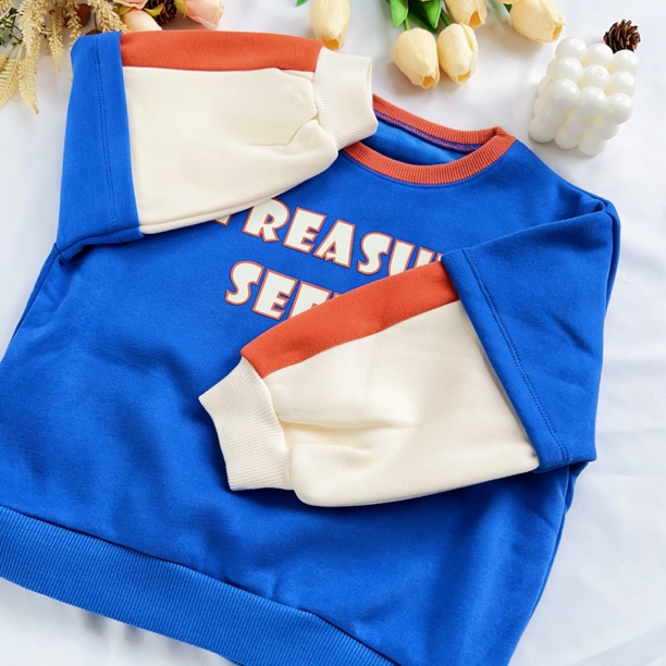 1578【原纯外单出口】高货男童卫衣加绒秋冬卫衣圆领