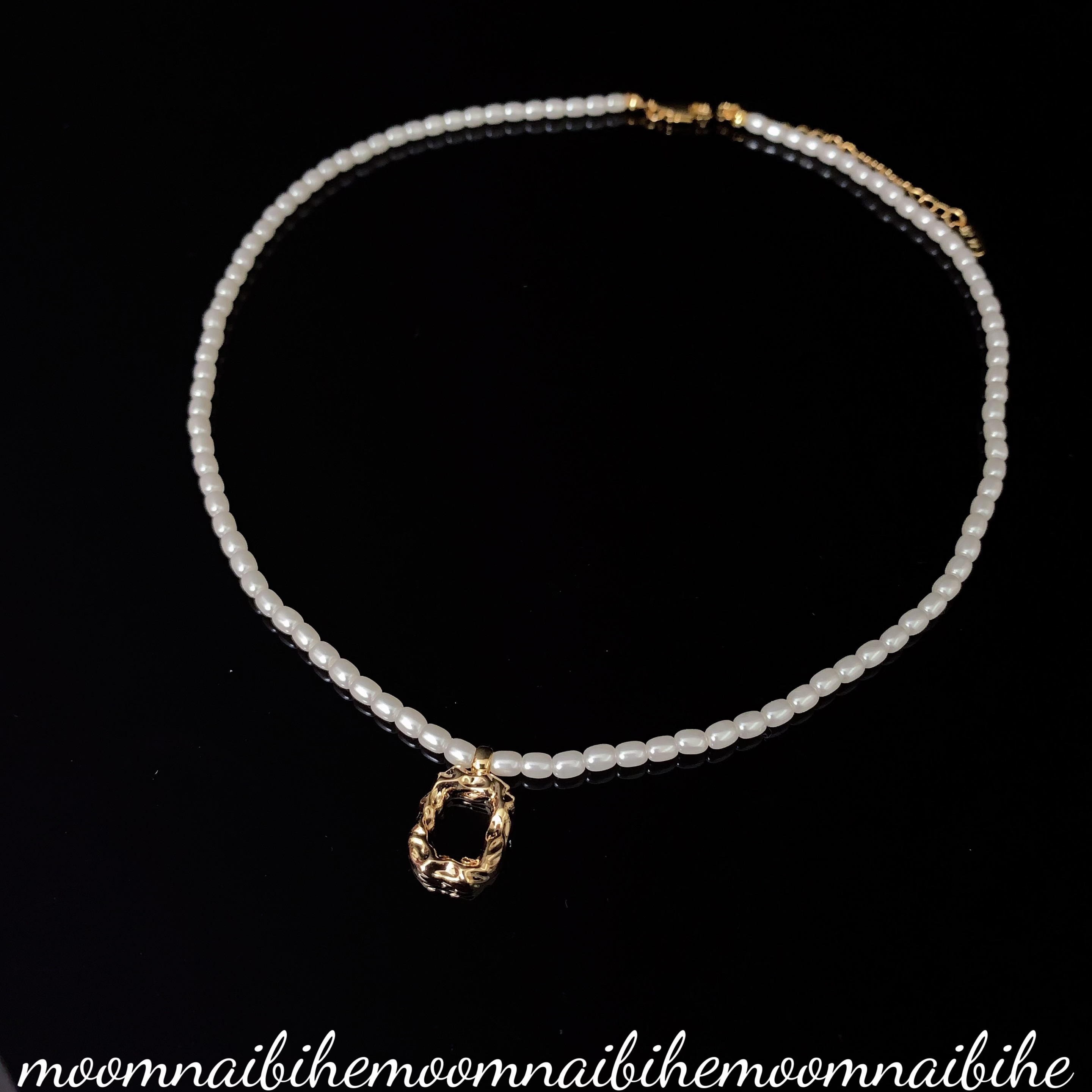 铜合金仿珍珠项链 气质轻奢 仿珍珠铜合金项链 X1657