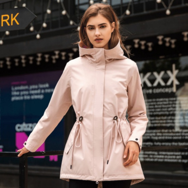 SCALER/思凯乐女款两层单件冲锋衣户外防风抽身冲锋衣F2605519