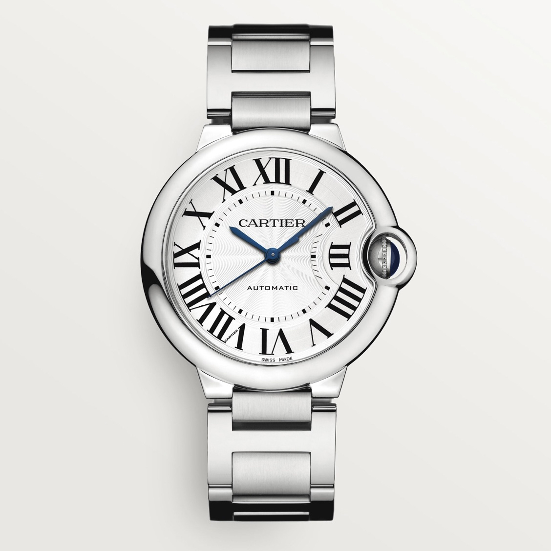 99新 Cartier/卡地亚 蓝气球/全套/36mm男机械腕表/公价52000