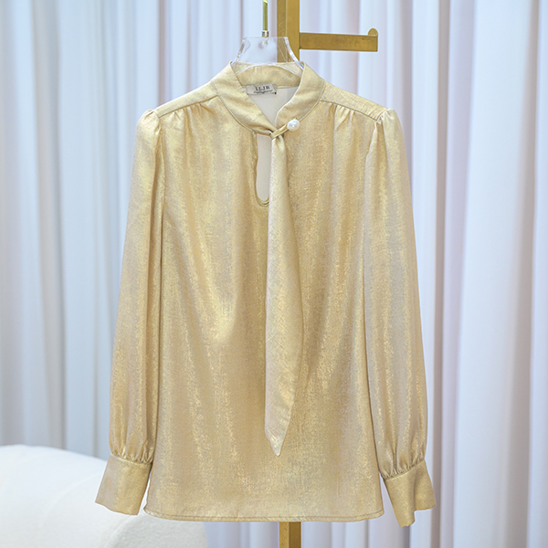 【清】D112早春百搭衬衫高级衬衣气质轻奢小众衬衫长袖设计纯色.