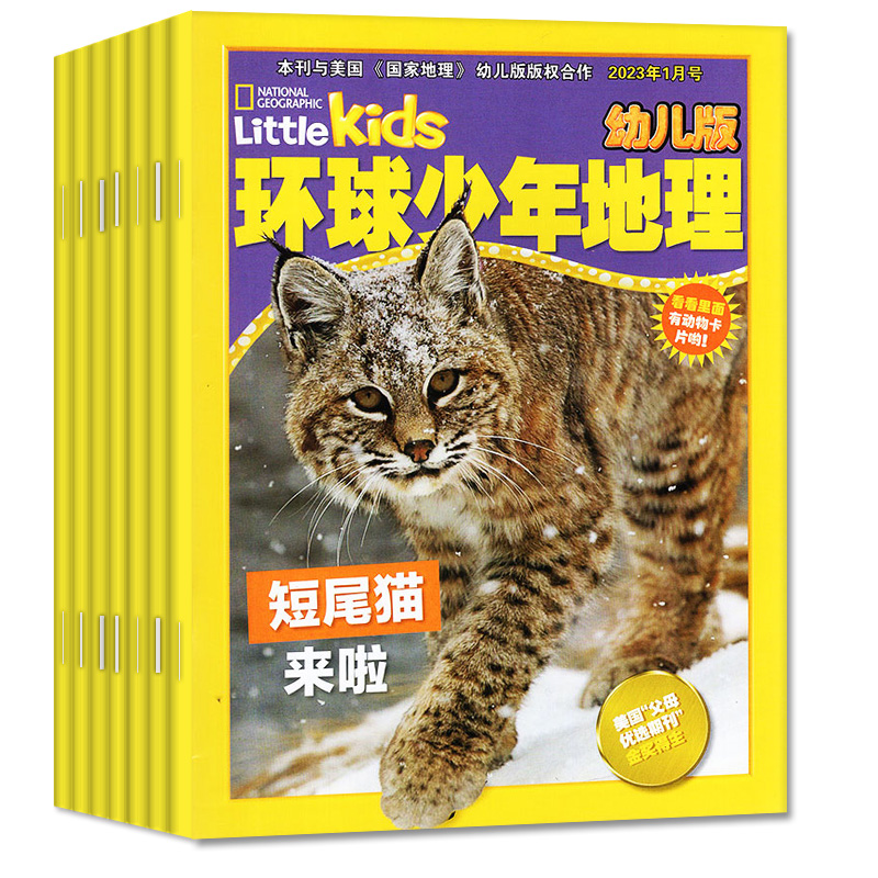 环球少年地理幼儿版杂志2024/2023/2022年过刊清仓
