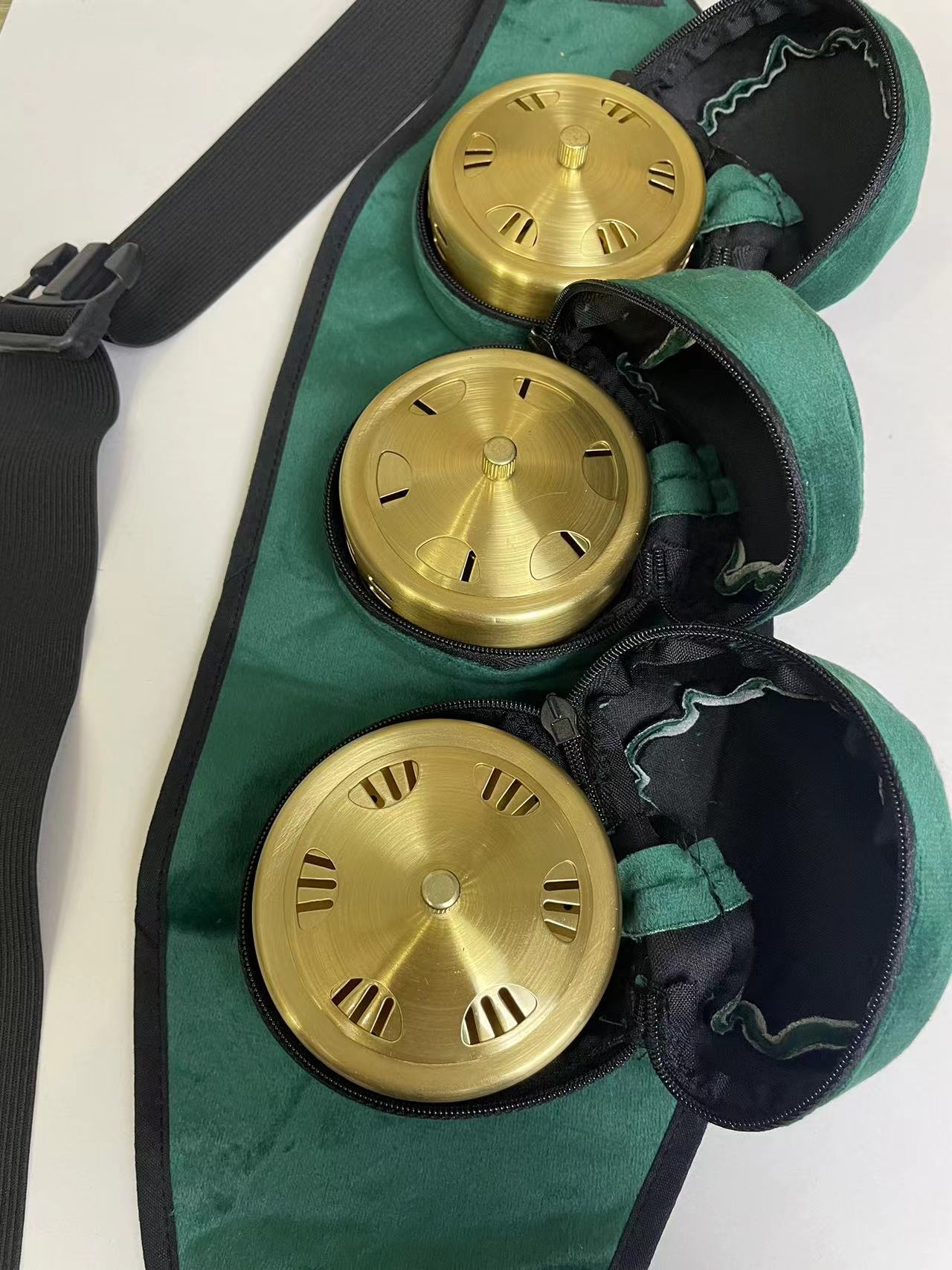 三联随身艾灸包+铜盒家用多功能