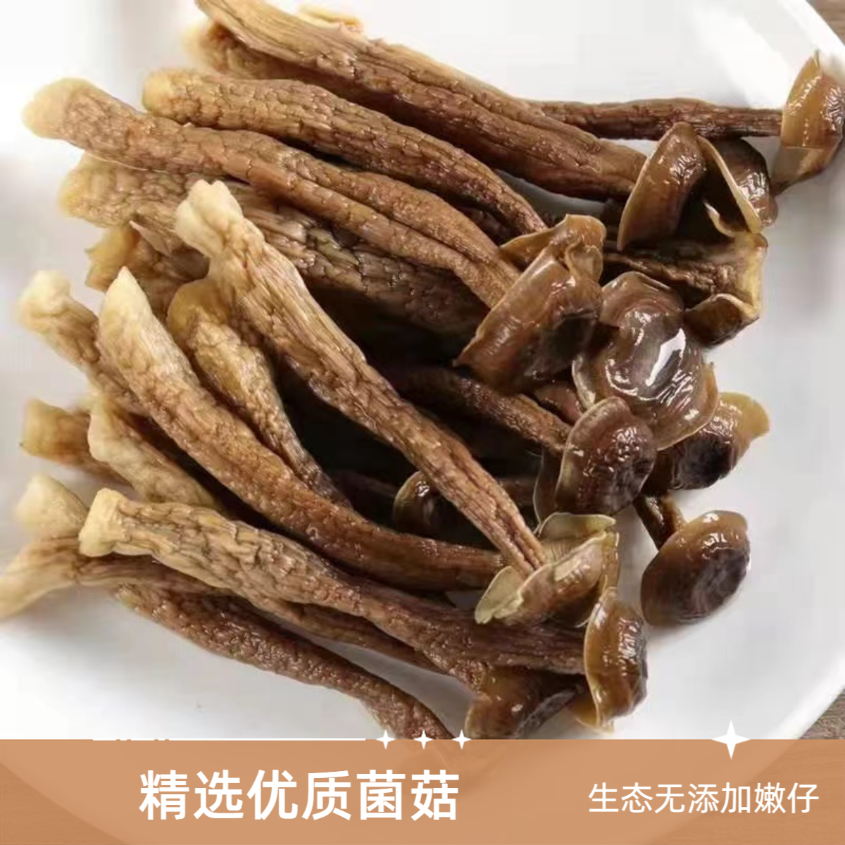 高山鹿茸菇贵州高山采摘 密封煲汤炒菜凉拌香脆嘎嘣香产地直发