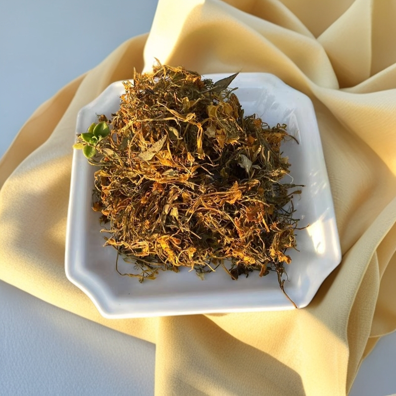 金银花之乡绥阳县高山农家生态种植金银花香味浓郁传统手工晒干