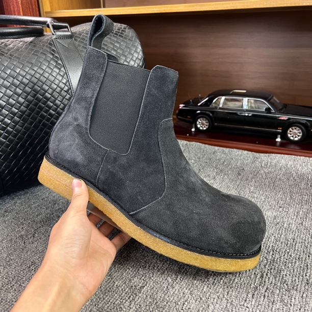 英伦风新款切尔西短靴男真皮潮流休闲沙漠靴