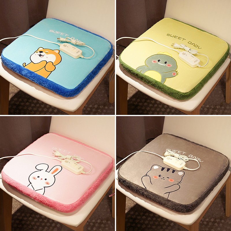 冬坐垫椅子垫子屁垫办公室久坐屁股凳子神器加厚座椅垫赠加热发热