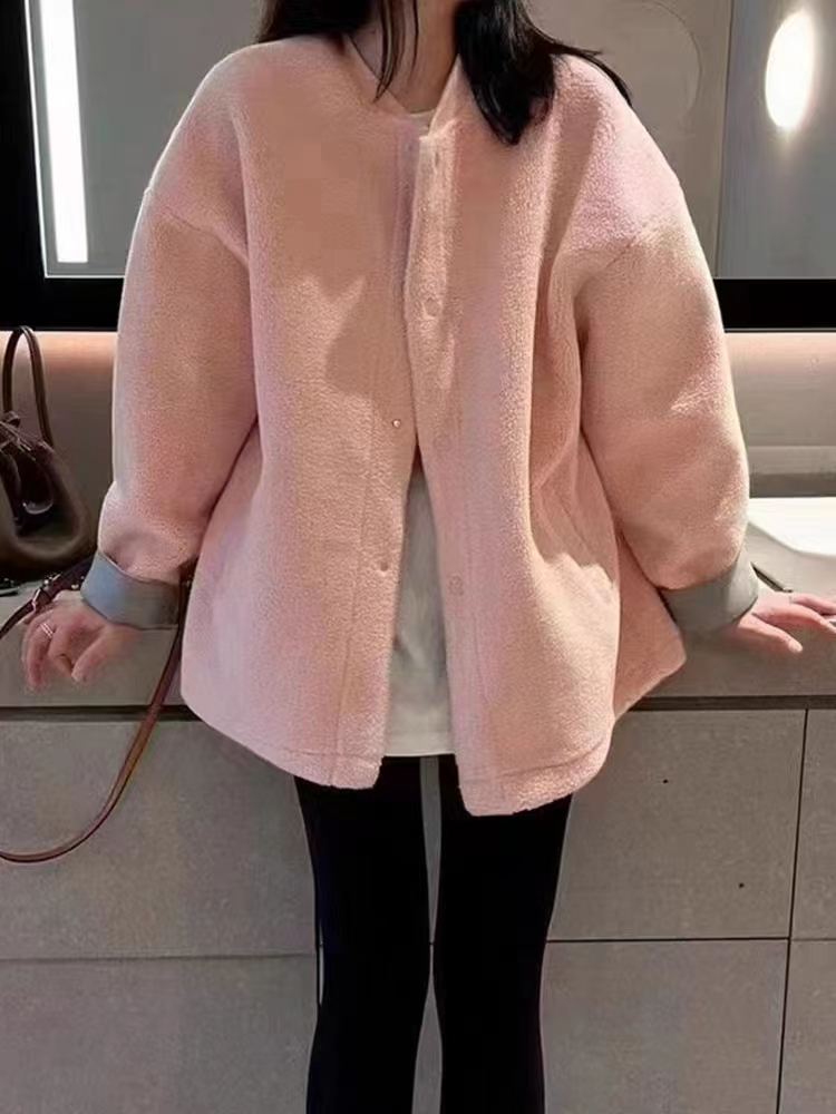 慧欣59-99时尚百搭网红外套休闲百搭秋冬厚小香风黑色外套，no退换