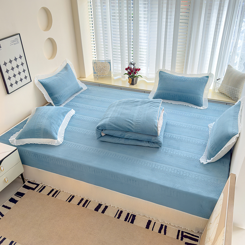 高端纯色婴儿绒榻榻垫米床盖公主风大炕毯毛绒冬季土炕火炕牛奶绒