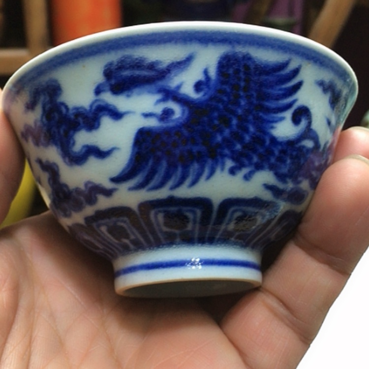 【闪购商品】瓷钧窑茶盏，蓝色窑变