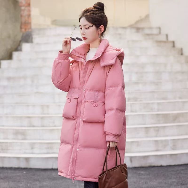 107韩版连帽减龄羽绒服女冬季新款加厚显瘦保暖外套