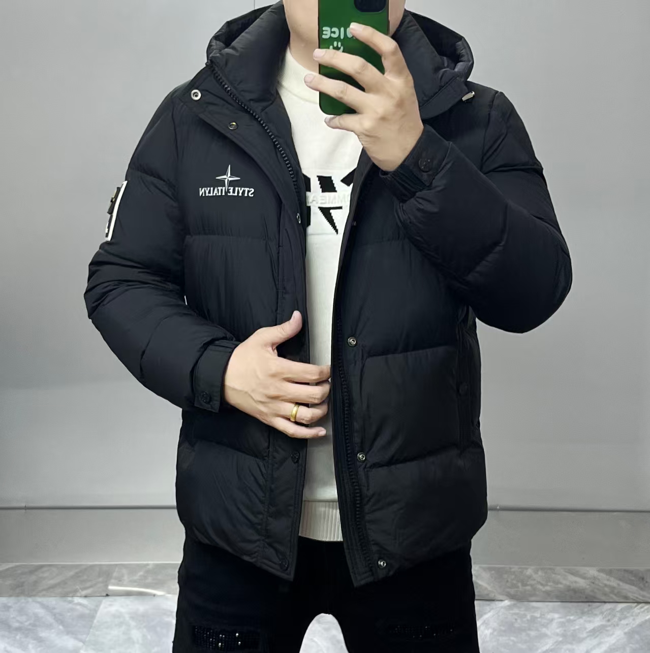 高品质冬季男士时尚上身高级保暖舒适个性休闲百搭经典羽绒服W125