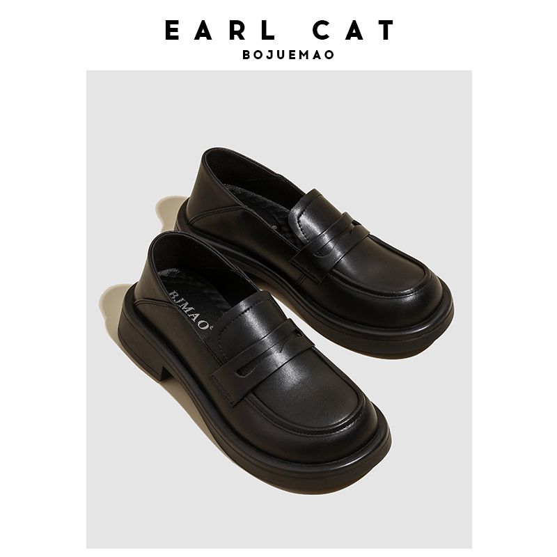 （清仓06）夏季新款学院小皮鞋女平底圆头套脚英伦风春款女