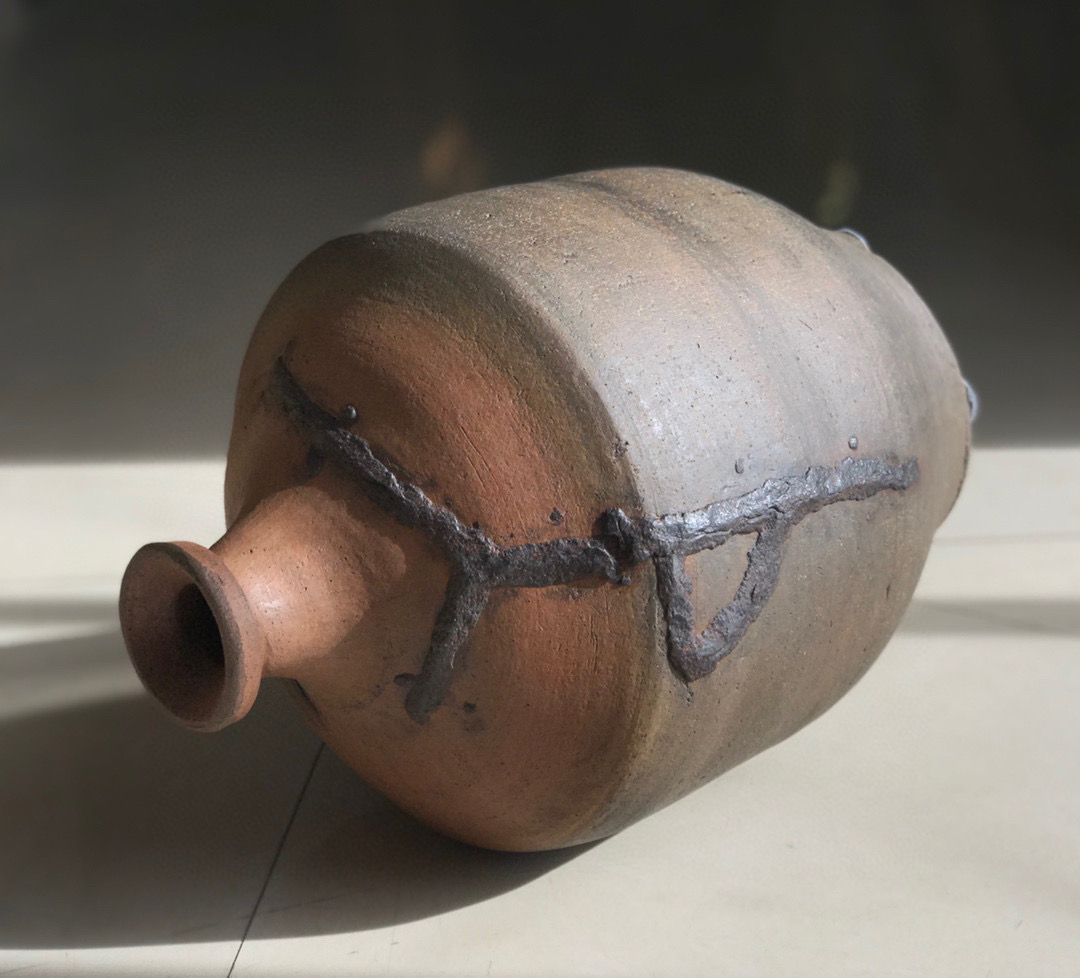 古陶罐土陶罐铁艺陶罐花瓶