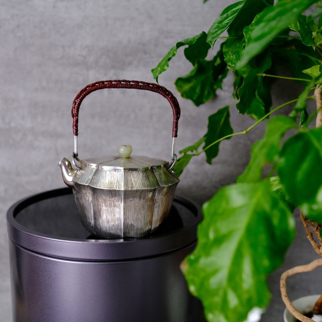 壶尔摩斯足银999梦如莲花提梁壶茶壶茶具复古家用中式便携可爱