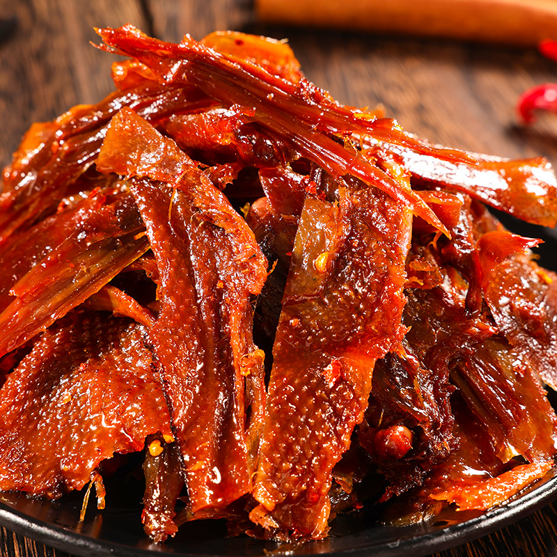 碎碎鸭网红解馋小零食香辣即食鸭肉食品特色小吃湖南鸭货卤味熟食