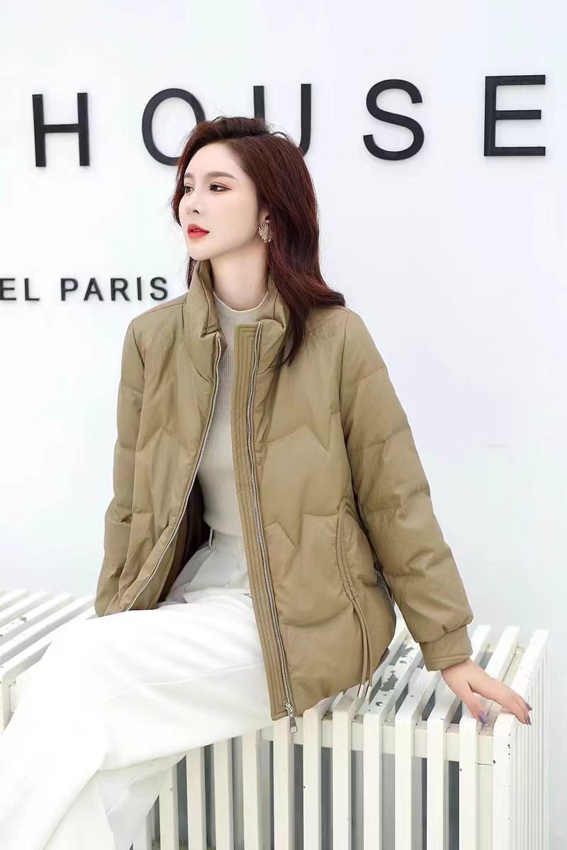 2025新款时尚加厚保暖女士皮 羽 绒派克服直播间链接私拍不发货