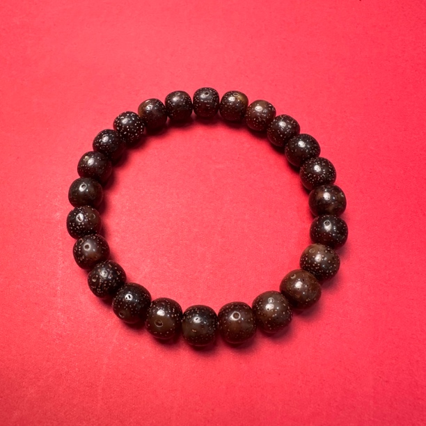 【盘塔出品】XYCH075粉皮玉化星月菩提留白9*8mm左右单圈