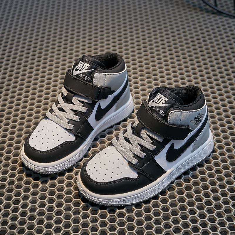 巴拉潮牌AJ新款儿童运动鞋2025板鞋男童休闲防滑篮球鞋女童休闲