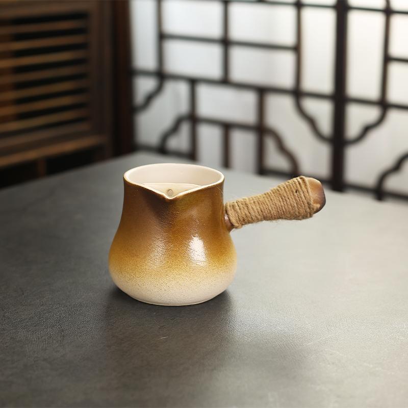 宏哲罐罐茶煮茶器陶壶围炉煮茶烤茶罐烤奶罐侧把茶壶煮奶日式茶壶