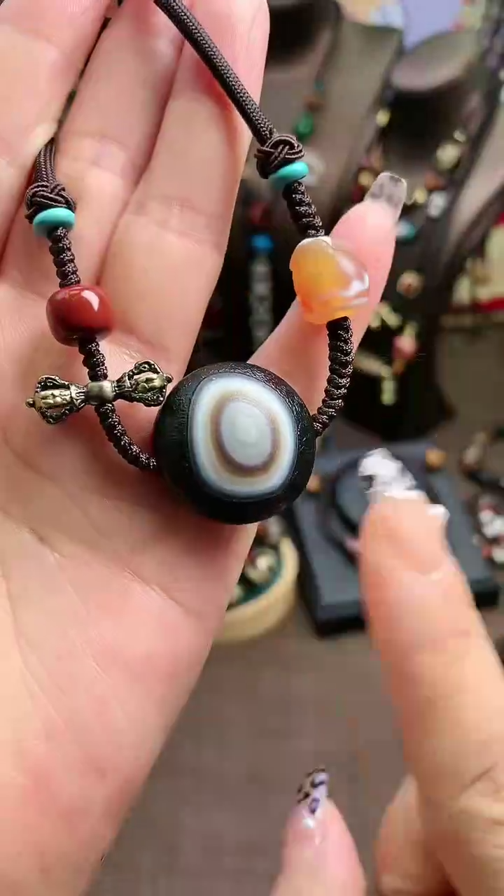 【闪购商品】玛瑙/玉髓1未镶嵌板眼（多样性发货）