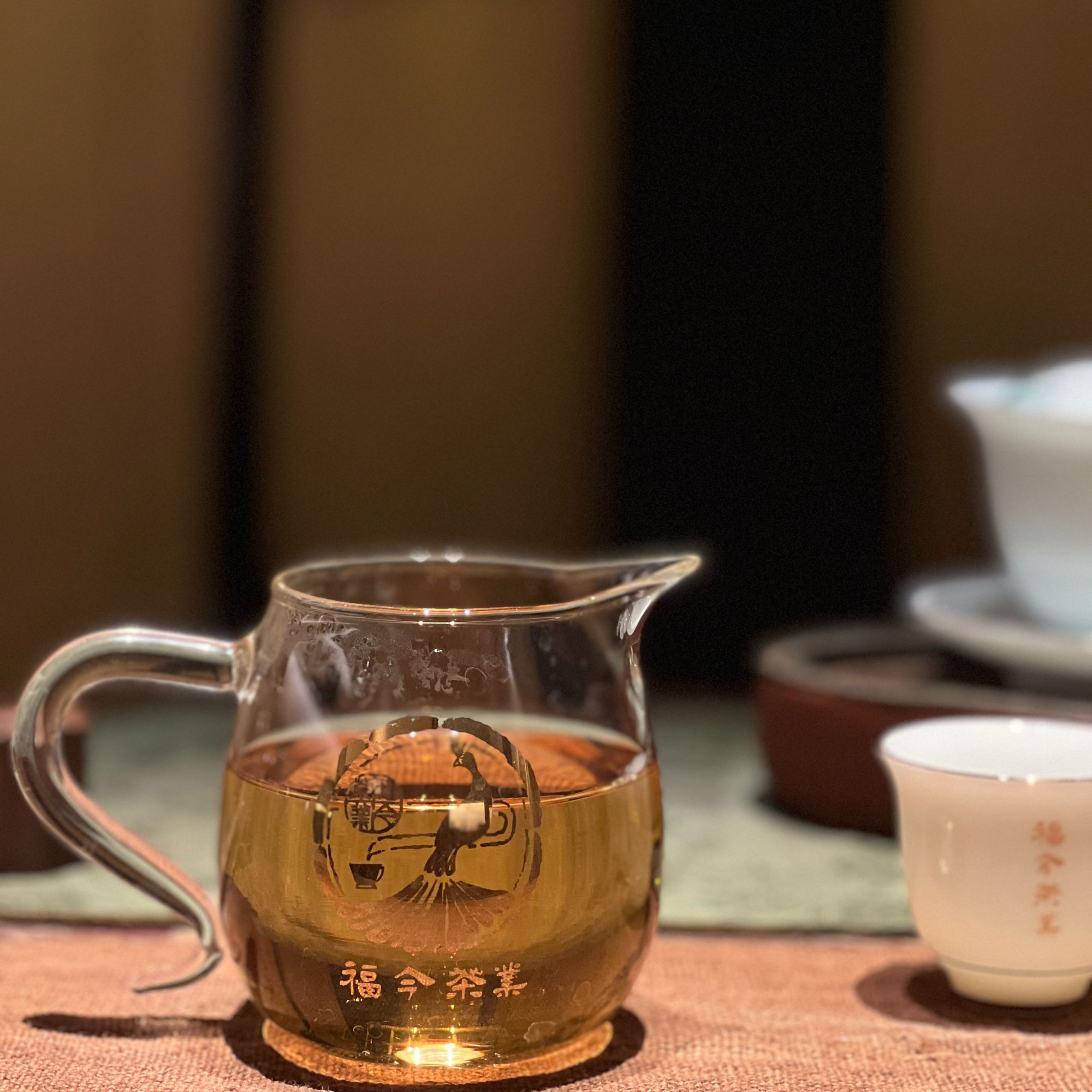 公道杯耐热大容量手工茶道茶道高档家用玻璃透明茶具公杯分茶器