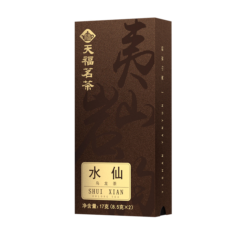 天福茗茶夷山岩韵老枞水仙乌龙茶武夷岩茶 品鉴装17g 