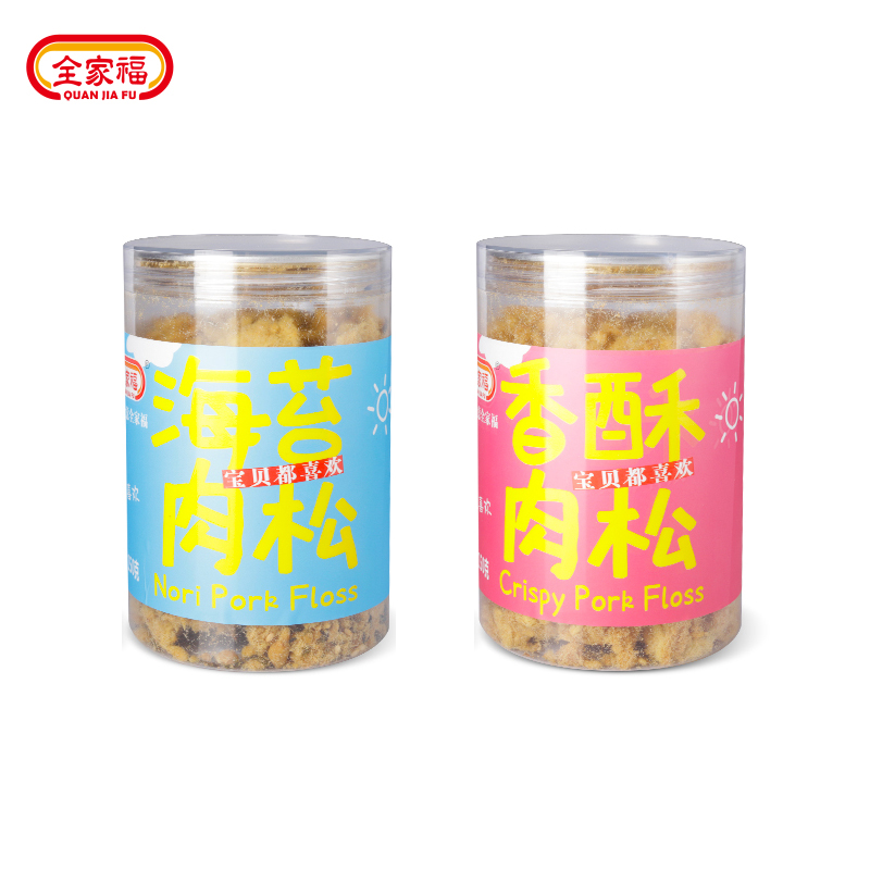 全家福香酥肉松150g*5罐海苔肉松营养儿童老人早餐配粥拌饭零食