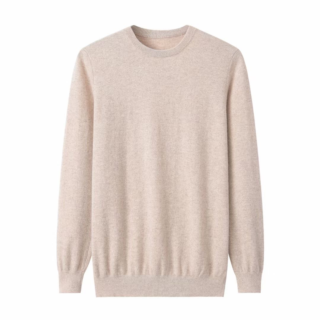 汇鑫绒原产地羊毛圆领打底衫