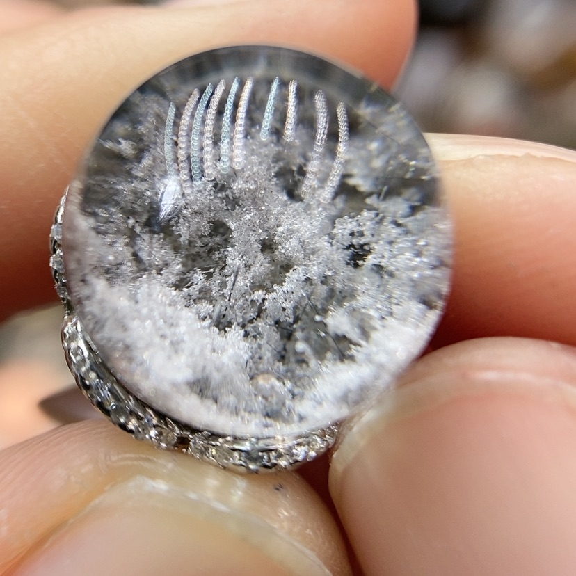 【闪购商品】水晶戒指银S925镶嵌@***@