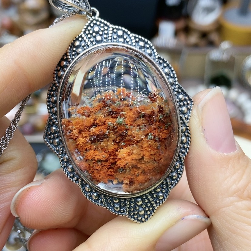 【闪购商品】水晶项链银S925镶嵌远*