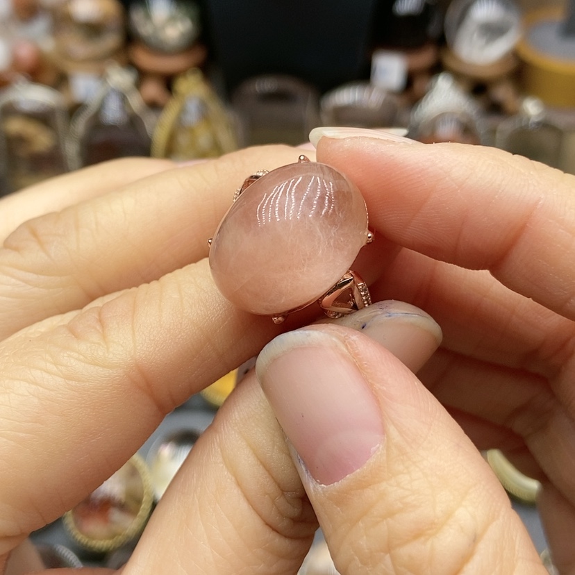 【闪购商品】水晶戒指银S925镶嵌@*儿