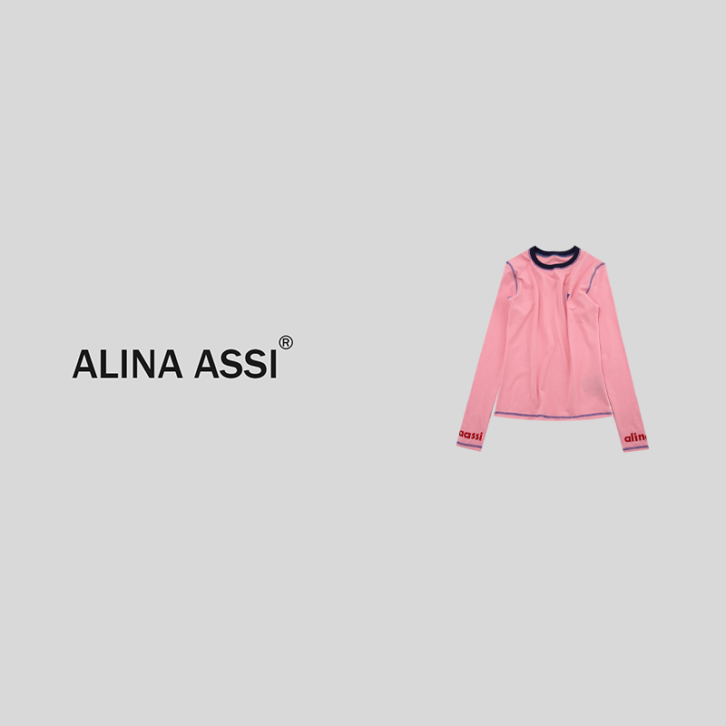 【菲菲】2025新款百搭时尚T恤简约显瘦长袖上衣YMS331