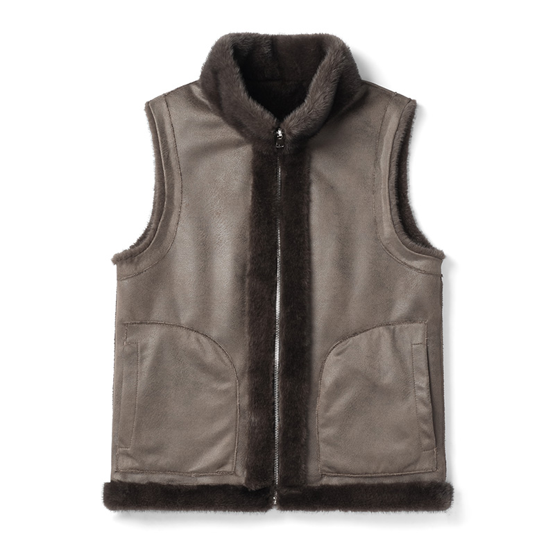 【源头工厂】A海宁男士秋冬新款加厚外套立领时尚休闲外套KF