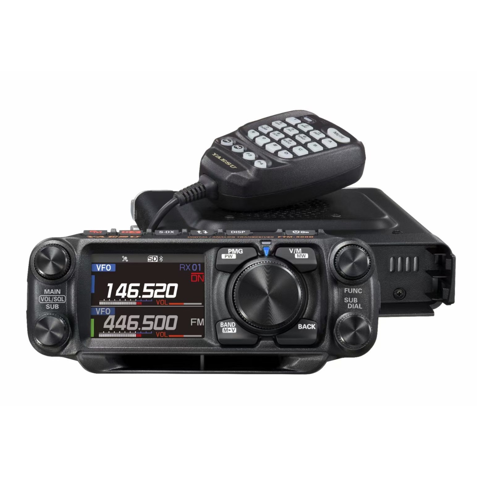 YAESU八重洲 FTM-500DR车载台UV双段数字电台高品质50W大功率