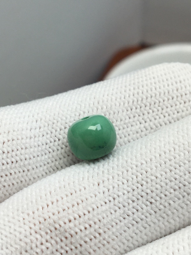 原矿高瓷绿松石水波纹老型，8.5*7.1