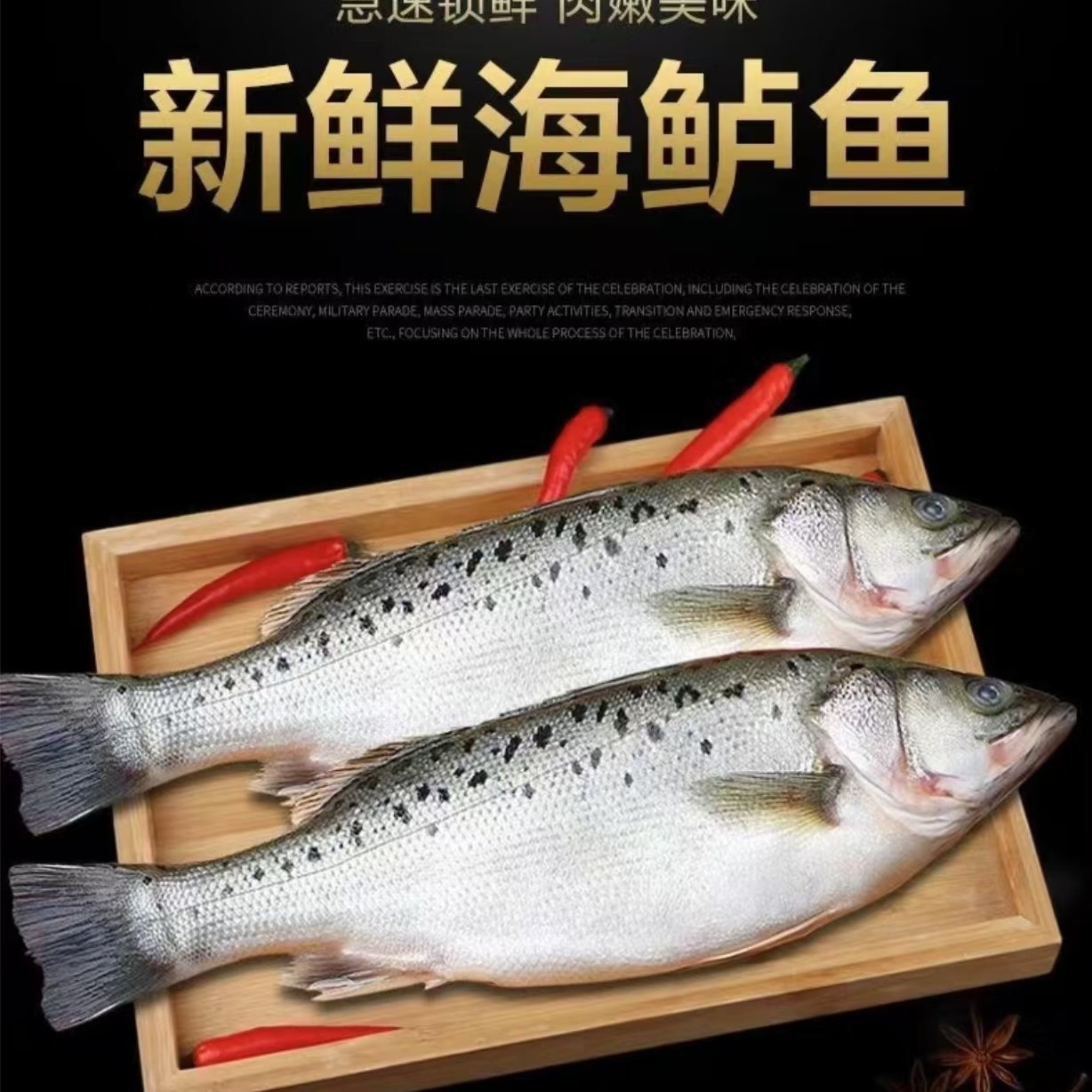 【活鲈鱼1条】1.3斤左右/条  可清蒸可红烧 顺丰包邮当日达