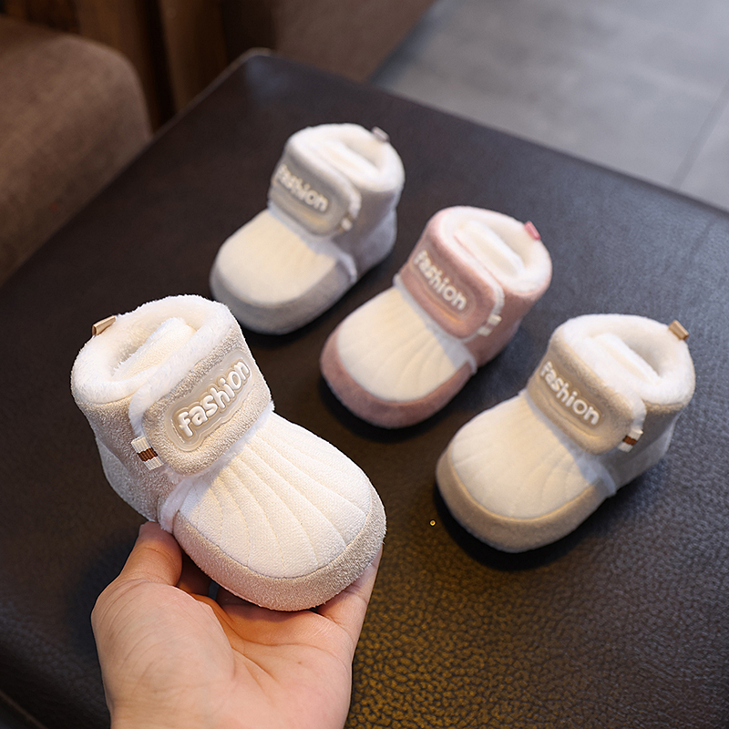 2025婴幼儿冬季棉鞋软底学步鞋男女宝宝保暖新生儿0-1岁加绒加厚3