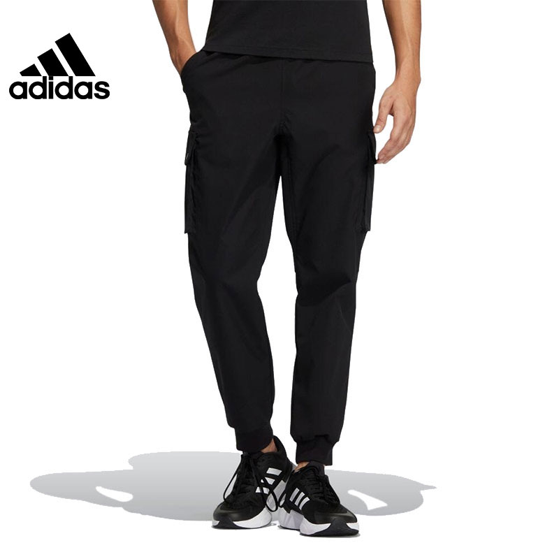 Adidas阿迪达斯长裤男款运动裤训练休闲舒适收口束脚裤子HP1381
