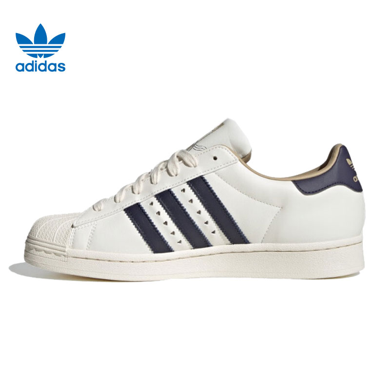 adidas阿迪达斯三叶草春季男女鞋贝壳头低帮运动鞋休闲板鞋IE6977