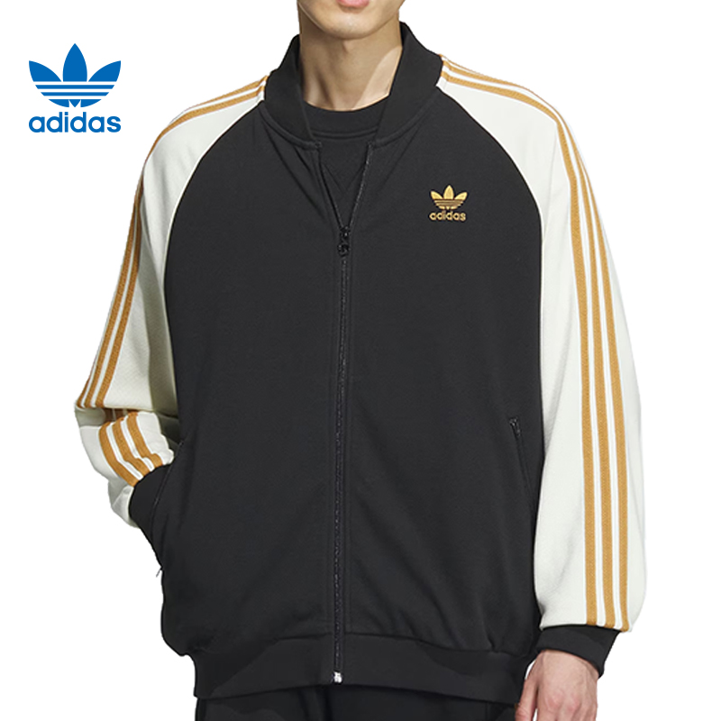Adidas阿迪达斯外套男款三叶草春季CNY 运动休闲潮夹克外套IX4240
