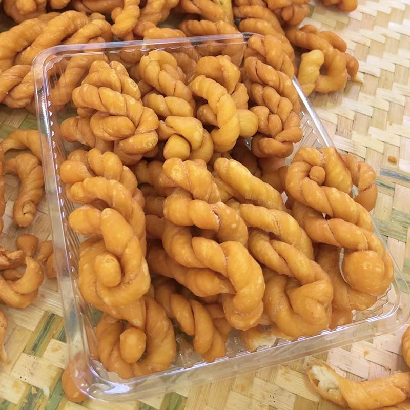 【绿草垛】安徽宿松家乡口味纯手工咸香脆麻花豆角酥芝麻饼安庆零食
