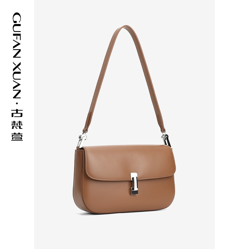 GUFAN XUAN/古梵萱小众设计高级女夏季单肩斜挎包休闲百搭小方包