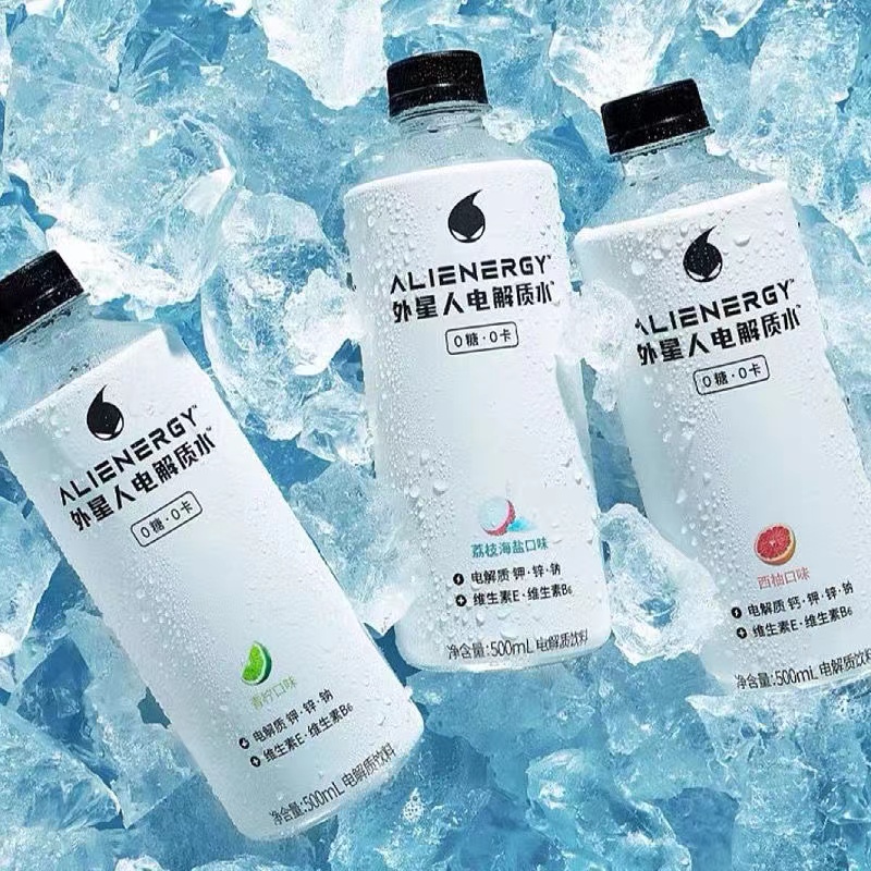 外星人电解质水运动补水饮料500ml/瓶装多种口味0糖0卡