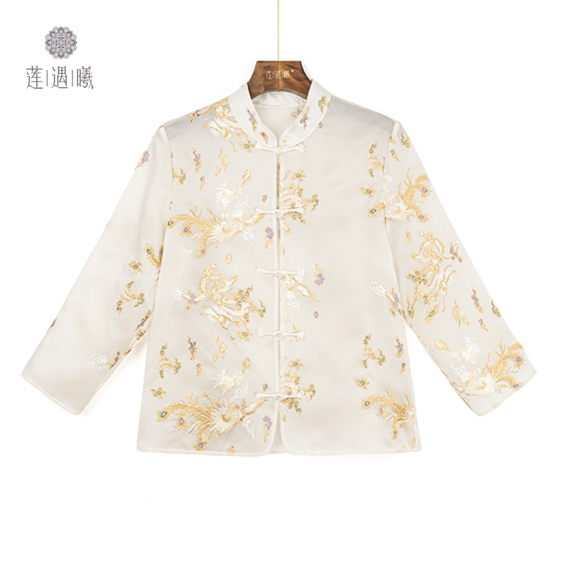 莲遇曦企业店 梧凤之鸣  上衣 桑蚕丝女装ZQ24A147-552