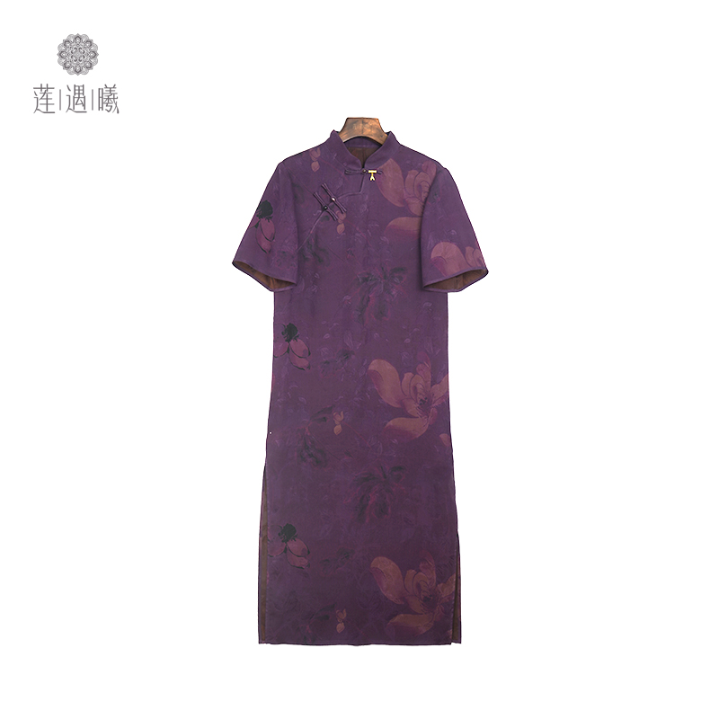 茉莺女装中国风旗袍莲遇曦时装3d10645