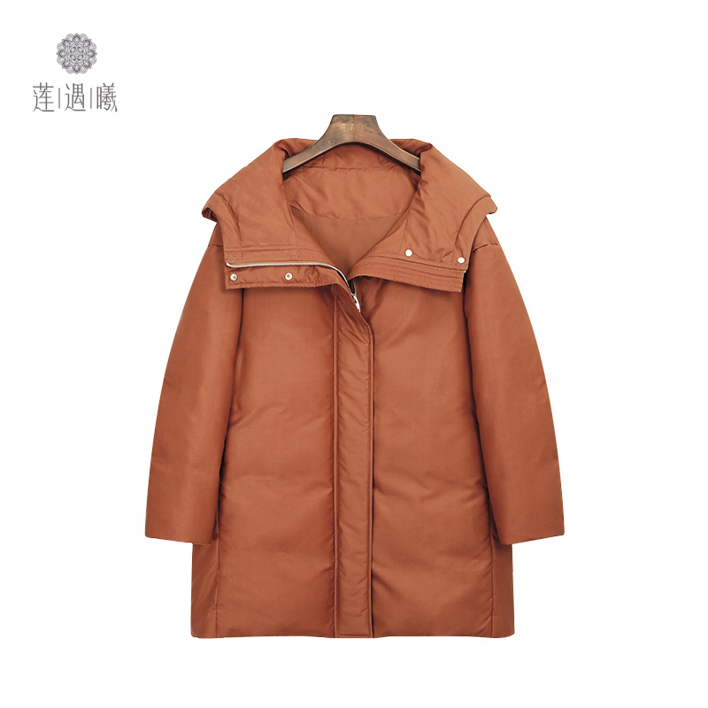 塔夫红云纱女士中国风外套莲遇曦时装1j51957