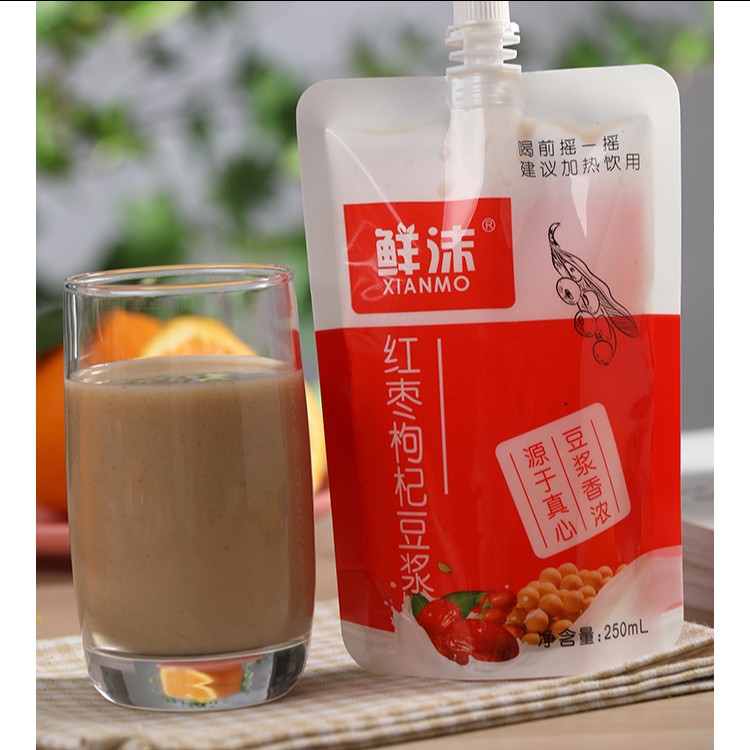 鲜沫【红枣枸杞豆浆】  真材实料制作而成 早餐代餐 250mL/袋