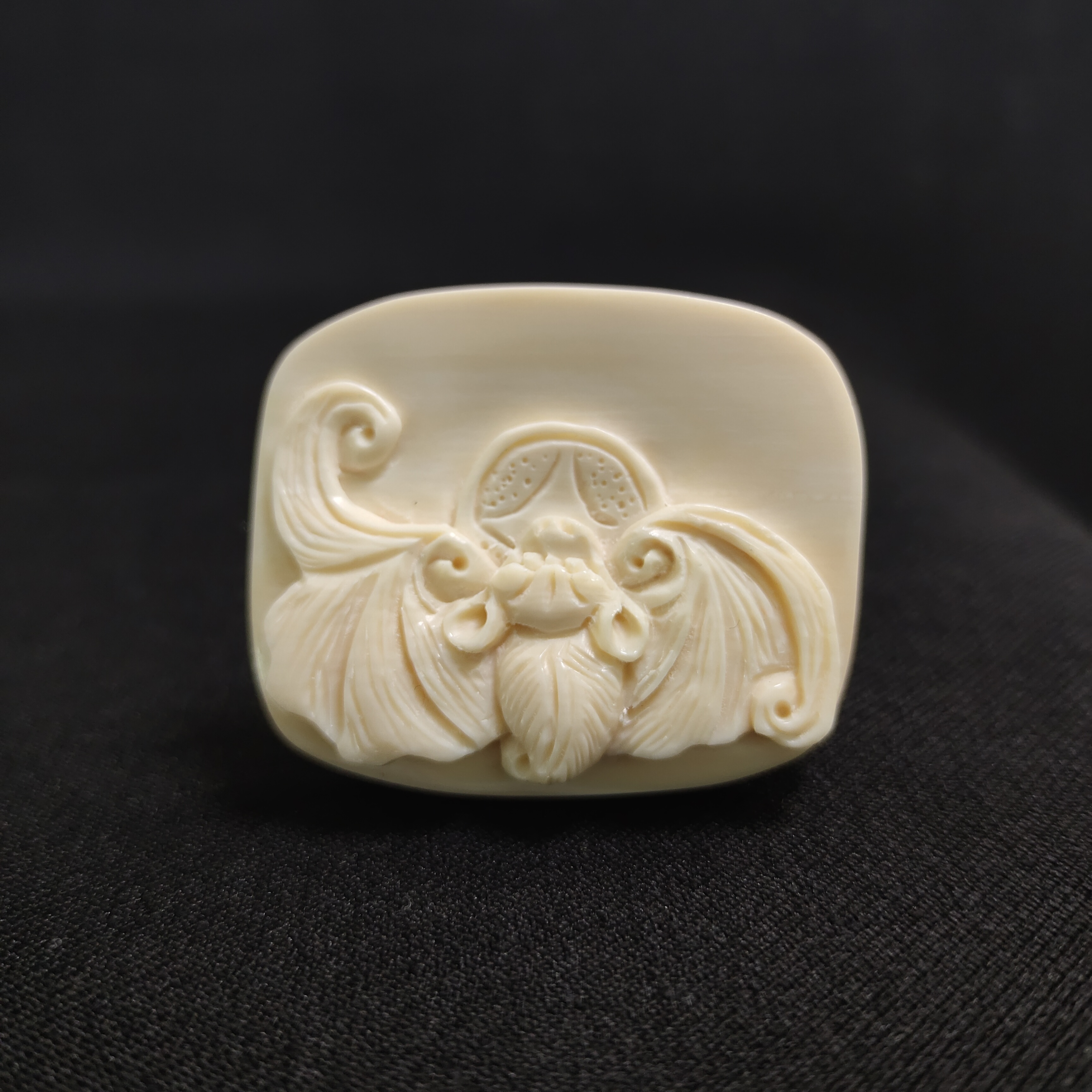 DY37   只做天然猛犸牙   福在眼前   39x33x7mm