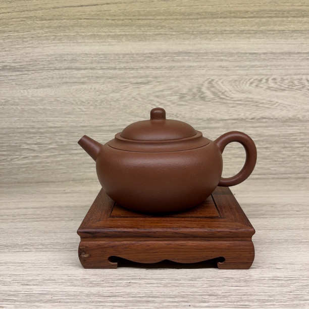 许小勇紫砂 全手工制作紫砂壶《乳钉壶》约300cc原矿中槽清